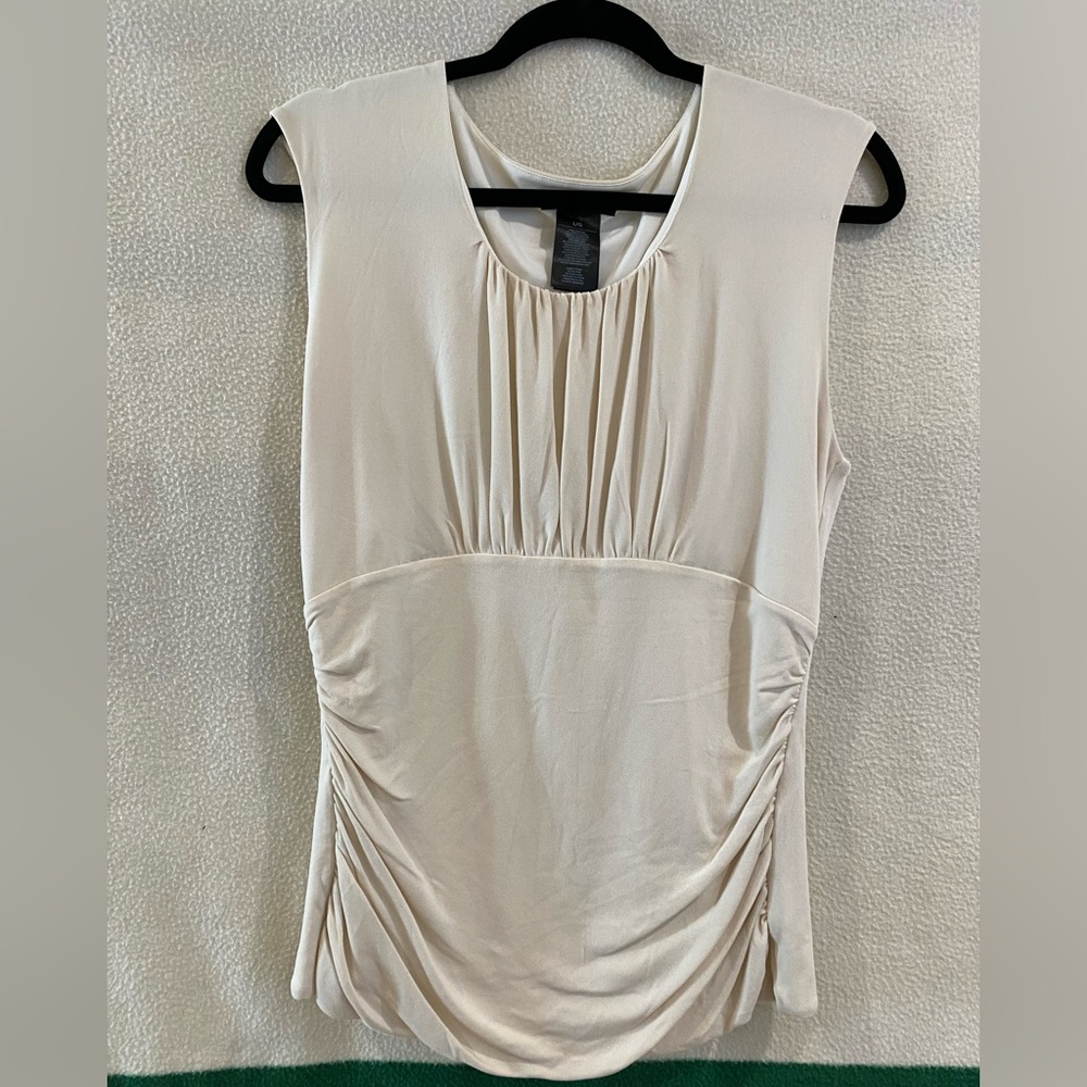 Women’s White Alfani Tank Top, Size L